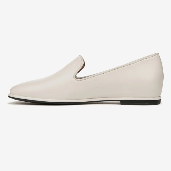 Naturalizer Effortless Satin Pearl Cream Leather Women's Loafers Comfort 12 WIDE - Picture 3 of 16